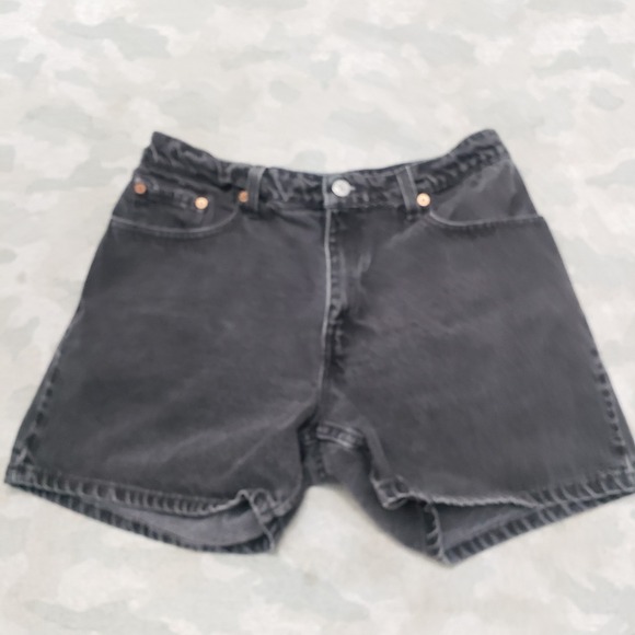 Levi's Pants - Vintage Levis Shorts Womens 10 Black Pockets Denim Jorts